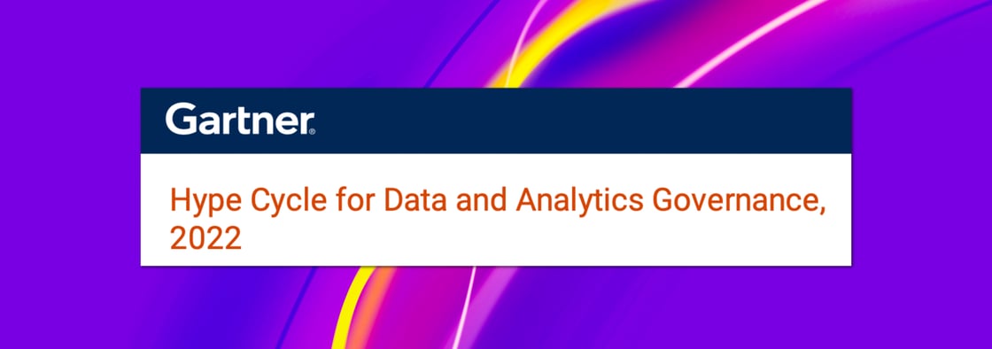 Gartner's Hype Cycle for Data and Analytics Governance